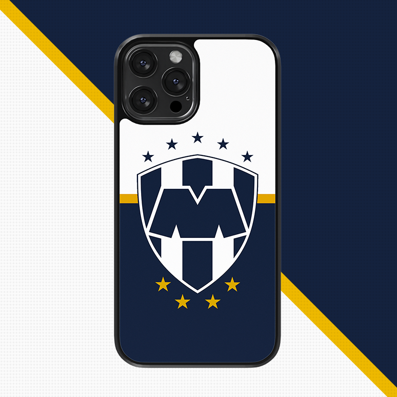 Rayados escudo half