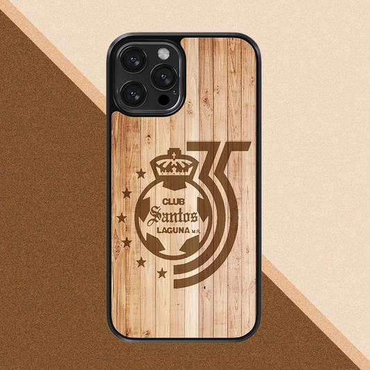 Santos Laguna escudo wood