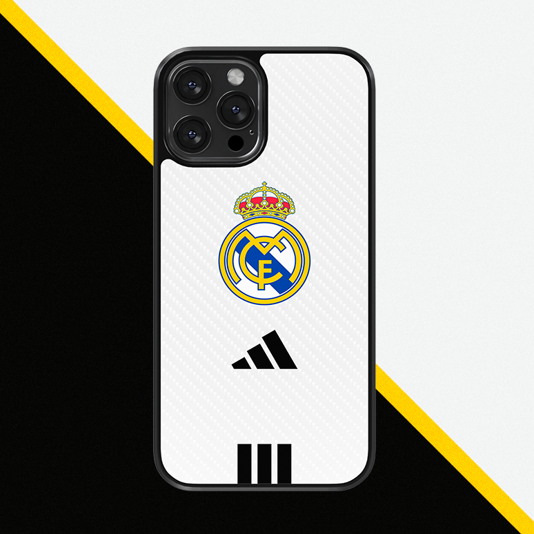 Real Madrid shield white